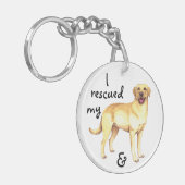 Porte-clés Secourir Laboratoire Jaune (Devant gauche)