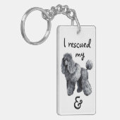 Porte-clés Secourir le caniche miniature (Devant gauche)