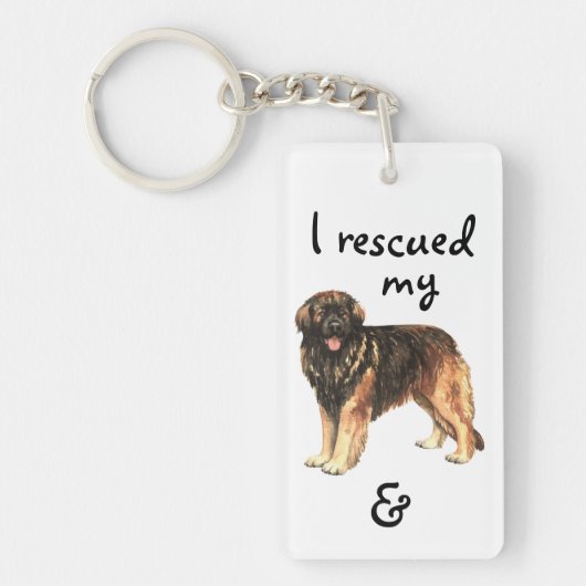 Porte-clés Secourir Leonberger (Devant)