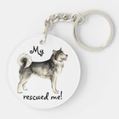 Porte-clés Secourir Malemute en Alaska (Dos)