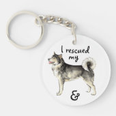 Porte-clés Secourir Malemute en Alaska (Devant)