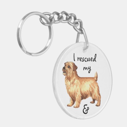 Porte-clés Secourir Norfolk Terrier (Devant gauche)