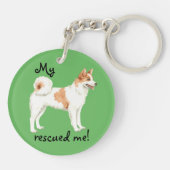 Porte-clés Secourir Norrbottenspets (Dos)