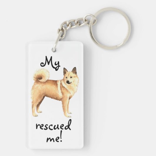 Porte-clés Secourir Norwegian Buhund (Dos)