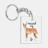 Porte-clés Secourir Podengo portugais (Devant gauche)