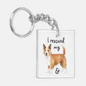 Porte-clés Secourir portugais Podengo Pequeno (Devant gauche)