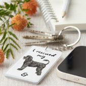 Porte-clés Secourir Portugais Water Dog (Devant droit)