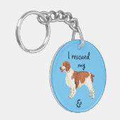 Porte-clés Secourir Welsh Springer Spaniel (Devant gauche)