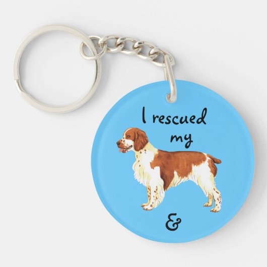 Porte-clés Secourir Welsh Springer Spaniel (Devant)