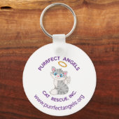 Porte-clés Secourt de chat Purrfect Angels (Verso)