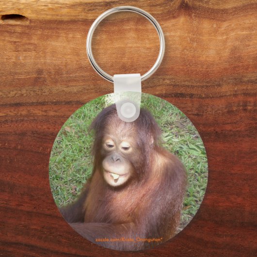 Porte-clés Secourt d'Orangutans (Recto)