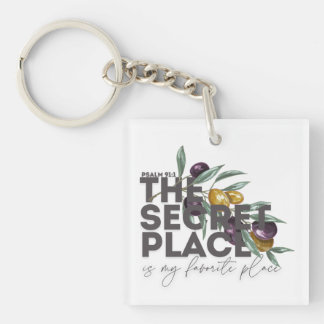 Porte-clés Secret Place Psalm 91 Christian T-Shirt