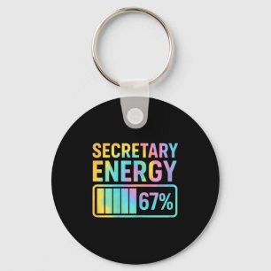 Porte-clés Secrétaire Énergie 67 Pour Cent Secrétaire Vibes R