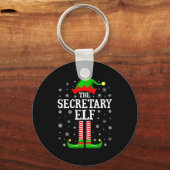 Porte-clés Secretary Elf Funny Christmas Family Matching  (Recto)