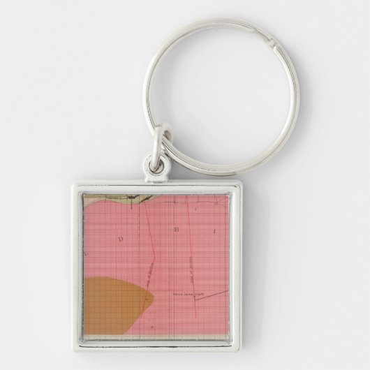 Porte-clés Section horizontale du Lode Comstock Sud (Devant)