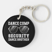 Porte-clés Sécurité de la compétition de danse Frère danseur (Dos)