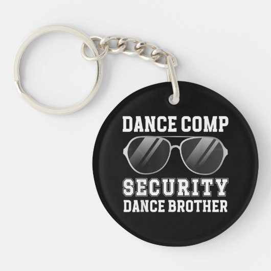 Porte-clés Sécurité de la compétition de danse Frère danseur (Devant)