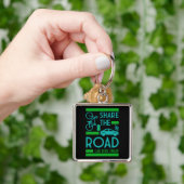 Porte-clés Sécurité routière à bicyclette (main)