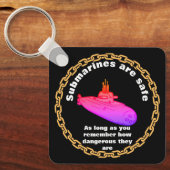 Porte-clés Sécurité sous-marine (Recto)