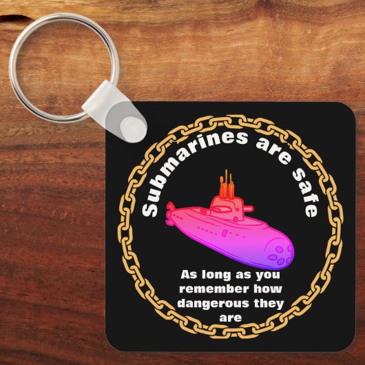 Porte-clés Sécurité sous-marine (Recto)