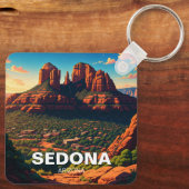 Porte-clés Sedona Arizona Voyage Vertical (Verso)