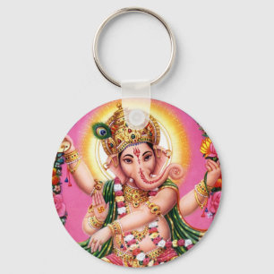 Porte-clés Seigneur Ganesha de danse