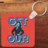 Porte-clés Seinfeld | Elaine - Get Out! (Verso)