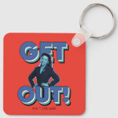 Porte-clés Seinfeld | Elaine - Get Out! (Dos)