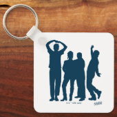 Porte-clés Seinfeld | Graphique de silhouette de groupe (Recto)