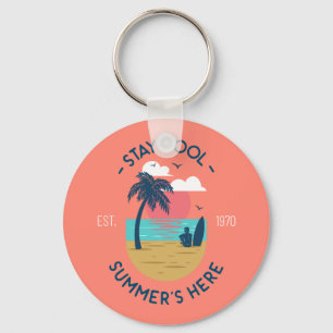 Porte-clés Séjournez Cool Summer's Here Beach Sunset