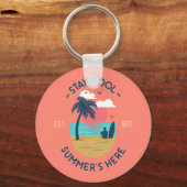 Porte-clés Séjournez Cool Summer's Here Beach Sunset (Verso)
