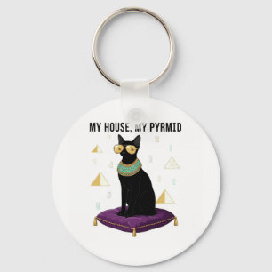 Porte-clés Sekhment Chat Égyptien Bastet - Ma Maison Ma Pyram