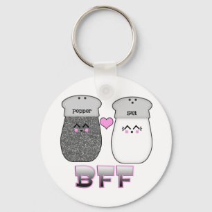 Porte-clés Sel Kawaii n poivre BFF