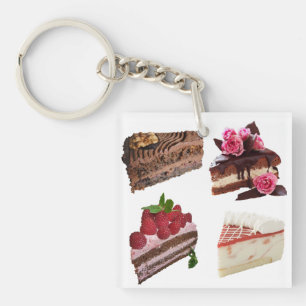 Porte-clés Sélection de gâteaux délicieux pour les amateurs d