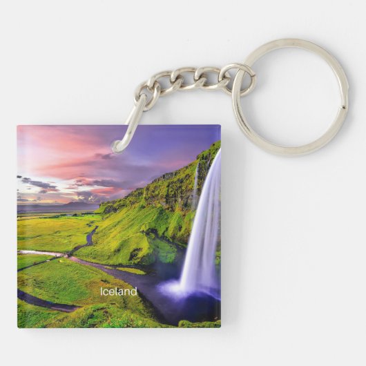 Porte-clés Seljalandfoss, Islande (Dos)