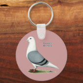 Porte-clés Selle bleue Homer (Recto)