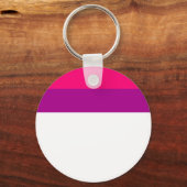Porte-clés Semi-bisexual pride flag (Recto)