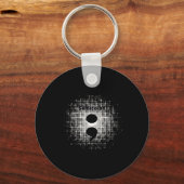 Porte-clés Semicolon - Sticker pour l'esprit guerrier (Recto)