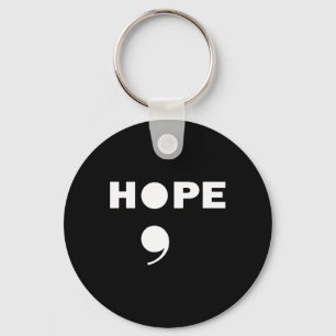 Porte-clés Semicolon Suicide Awareness For A Mental Supporter