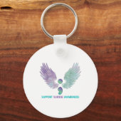 Porte-clés Semicolon Wings Support Suicide Sensibilisation Tu (Recto)