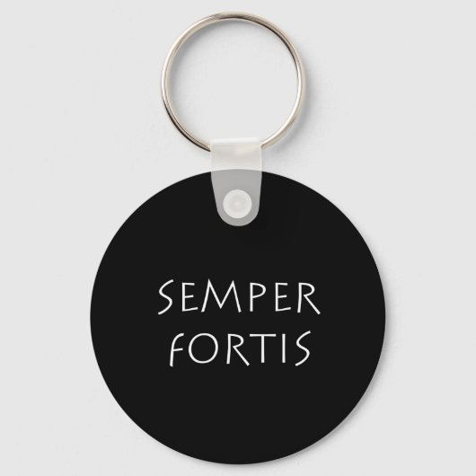 Porte-clés Semper fortis (Recto)