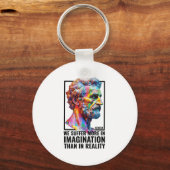 Porte-clés Seneca Overthinking Citation Stoicism Modern stoïq (Recto)