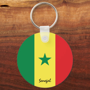 Porte-clés Sénégal Drapeau & Fête du Sénégal, patriotes / spo
