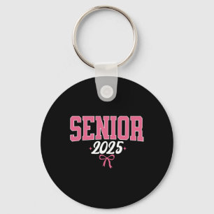 Porte-clés Senior 2025 Coquette Rose Bow Cl De 2025 Graduatio