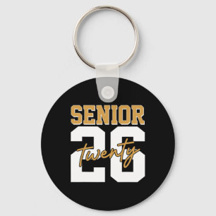 Porte-clés Senior 2026 Rétro Promotion 2026 Diplômé 2026 Homm