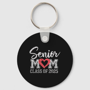 Porte-clés Senior Mom Cl Of 2025 Fière Parent Diplôme Tee