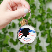 Porte-clés S'enquérir de mon ancêtre patriote (Main)