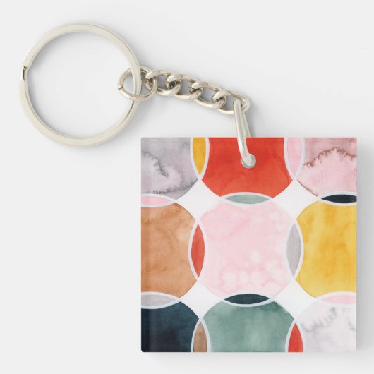 Porte-clés Sensal - Motif circulaire (Devant)