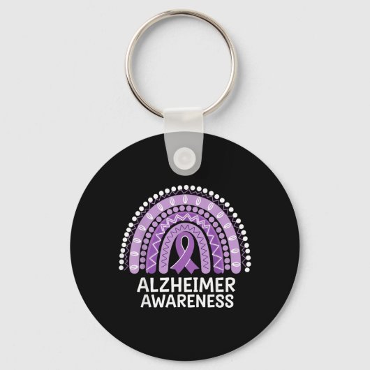 Porte-clés Sensibilisation à Alzheimer (Recto)