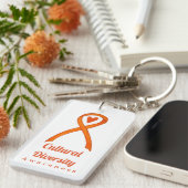 Porte-clés Sensibilisation à la diversité culturelle Porte - (Devant droit)